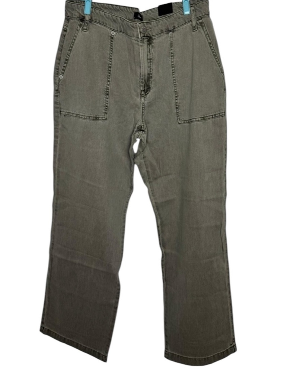 Reitmans Green Straight Leg Pants New